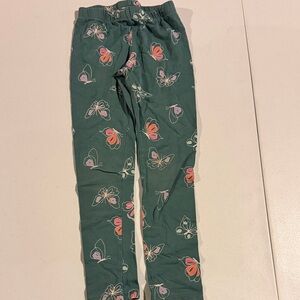Cat & Jack Dark Green Floral Leggings